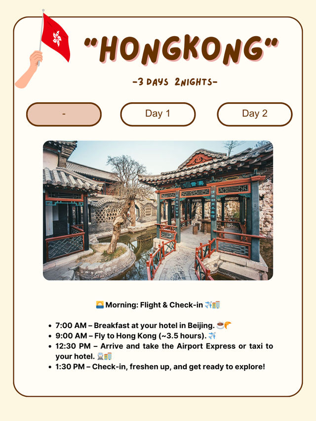 3-day 2-night- Hong Kong guide