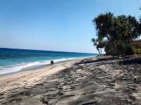 Black sand beach 