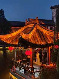 The Enchanting Nightscape of the Ancient Town