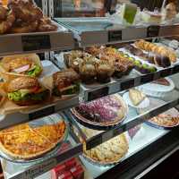 busy cafe with superb treats