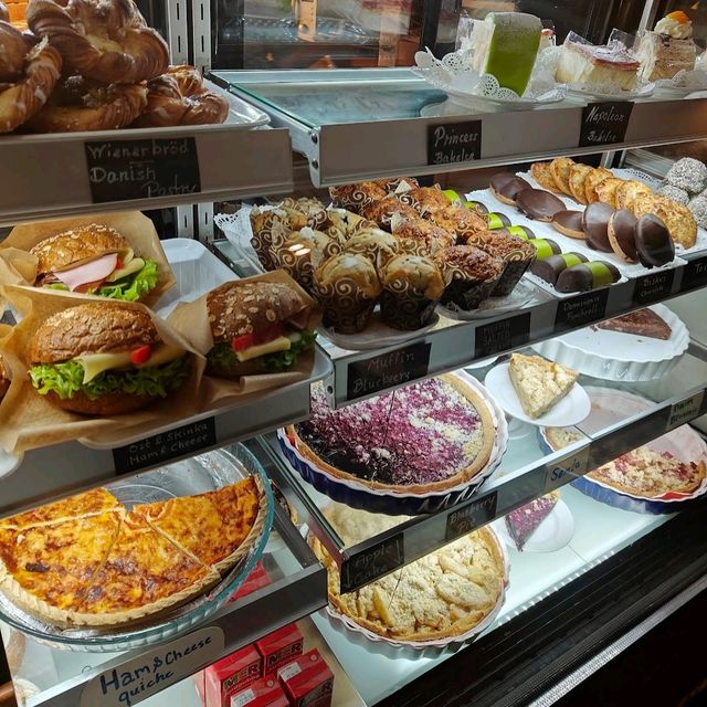 busy cafe with superb treats