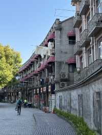 【多倫路文化旅行街】赤いバラに囲まれて