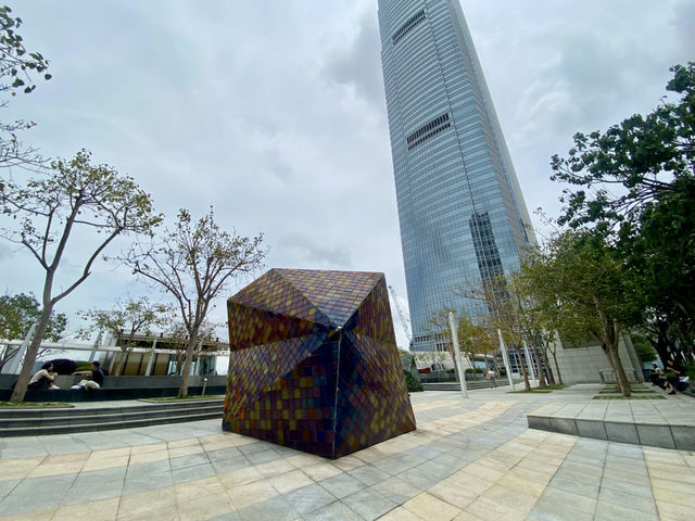 觸摸這座城市的心臟🫀✨中環IFC 商場天台花園✨🌹