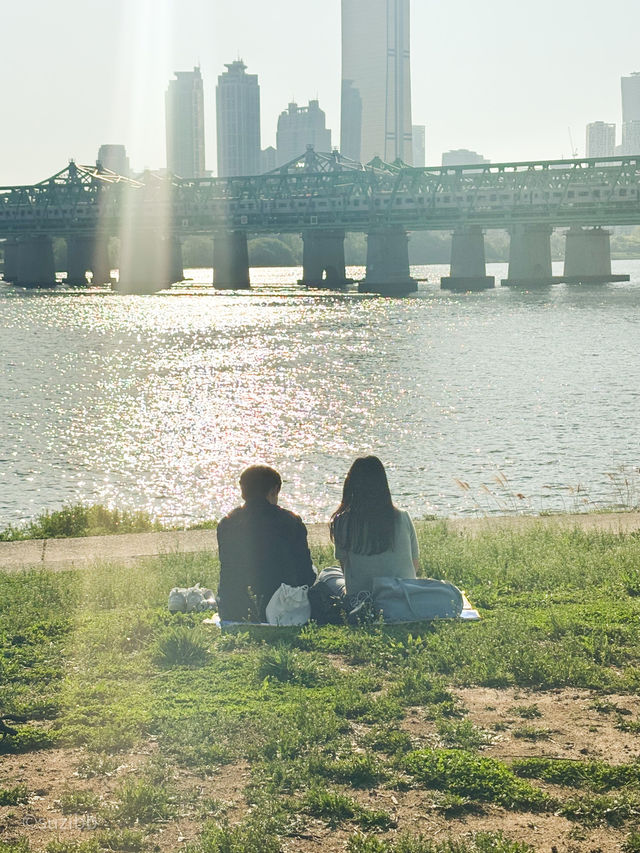 서울 여행 노을 맛집 🌅, 노들섬 100% 즐기기!