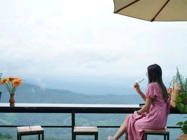 คาเฟ่บนดอยที่ดอกไม้สวยมาก