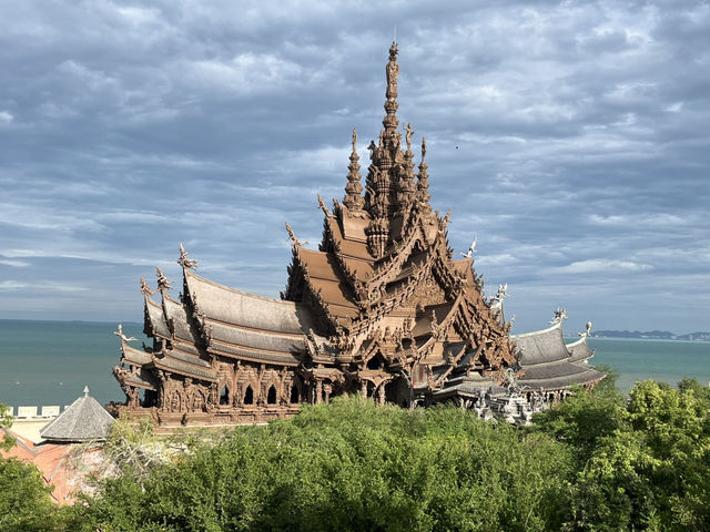 A Majestic Morning at the Sanctuary of Truth, Pattaya 