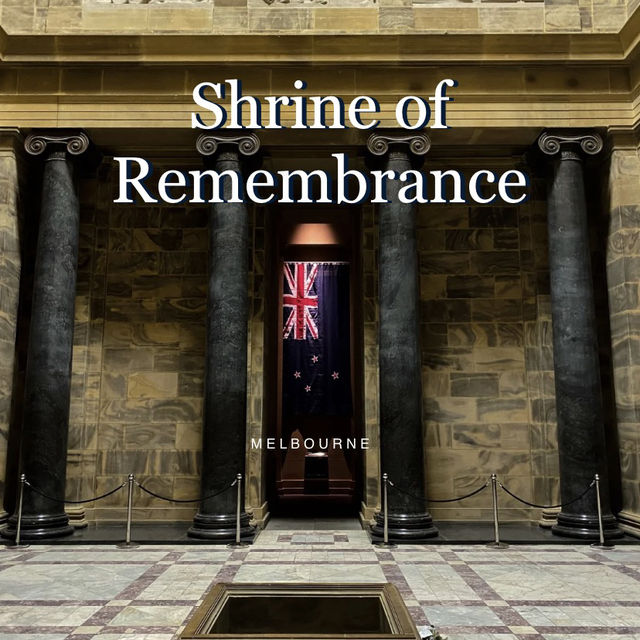 🏛️ Hidden Gem in Melbourne: Shrine of Remembrance