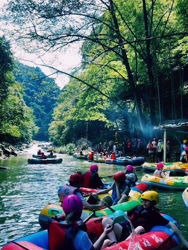 長沙附近最好玩的漂流寧鄉溈山漂流遊玩攻略