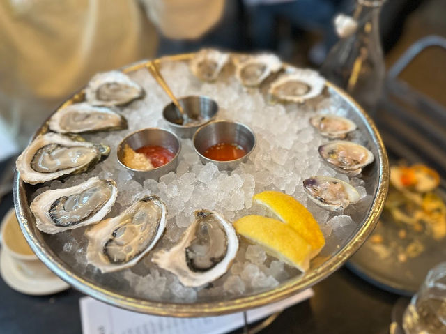 【Row 34｜海港邊的時尚海鮮餐酒館】