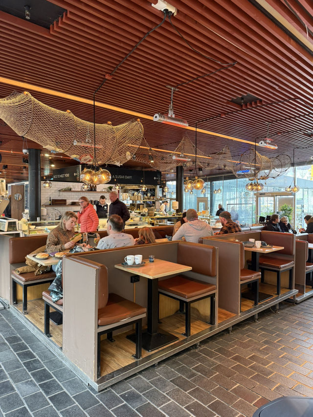 Shrimp Sandwich at Bergen Fish Market – Fresh, Local & So Satisfying 