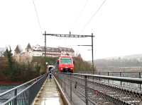 Rhine Falls Zurich is even nicer during christmas festival 