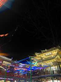 Yuyuan Old Street at night
