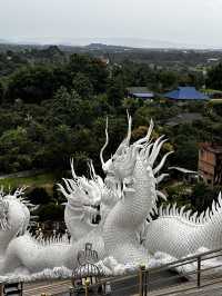 Wat Huay Pla Kang the peace dragons tower 