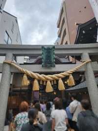 【人形町🇯🇵日本】有名人も参拝に訪れる小網神社