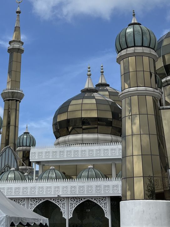 🕌 Crystal Mosque: Where Faith Meets Translucent Dreams! 🌟
