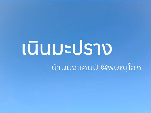 🌲บ้านมุงแคมป์ เนินมะปราง🌲