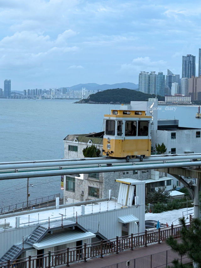 🚠✨ 보기만 해도 기분 좋아지는 부산 스카이캡슐 💙 