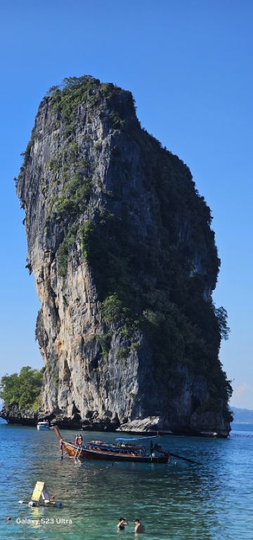 หินปูนอันเป็นเอกลักษณ์ของเกาะปอดา