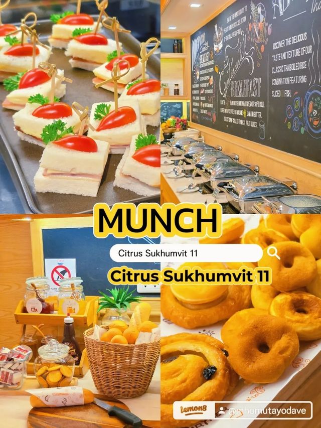 MUNCH ☕️ Citrus Sukhumvit 11 MUNCH ☕️ Citrus Sukhumvit 11