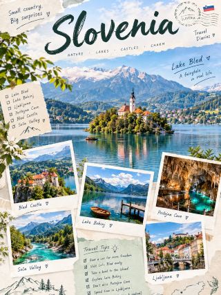 🇸🇮 Slovenia | A Peaceful Alpine Escape in Europe’s Green Heart 🌲🏔️