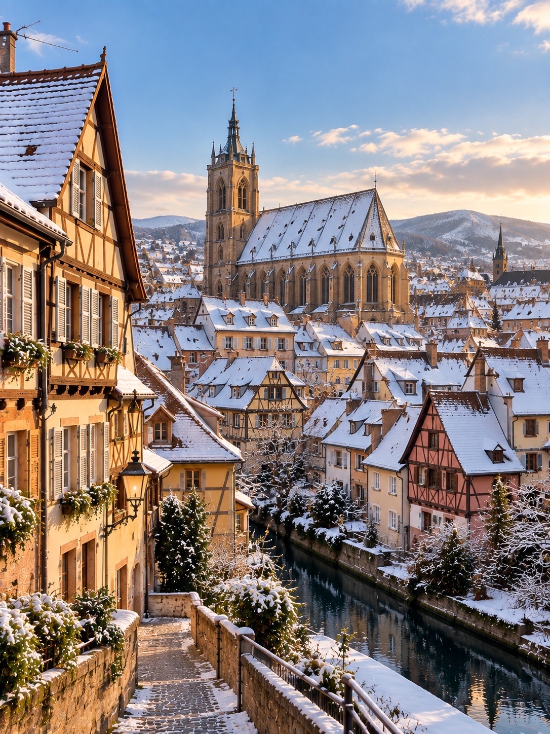 Colmar 🇫🇷 | A Pastel-Colored Winter Wonderland Straight Out of a Fairytale