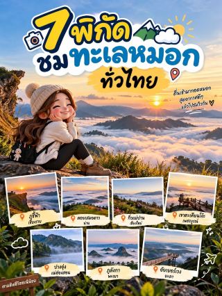 태국 전역의 운해 명소 7곳