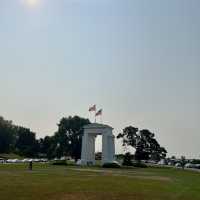 溫哥華 Peace Arch Provincial Park 加拿大美國邊境