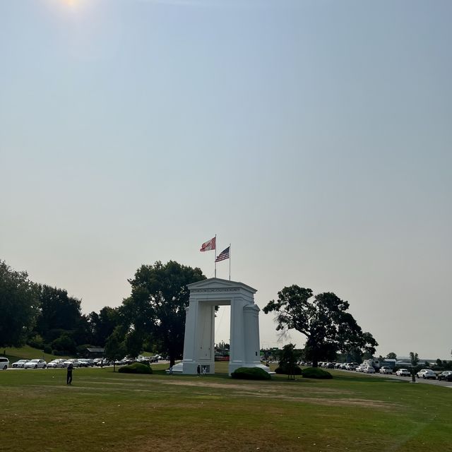 溫哥華 Peace Arch Provincial Park 加拿大美國邊境
