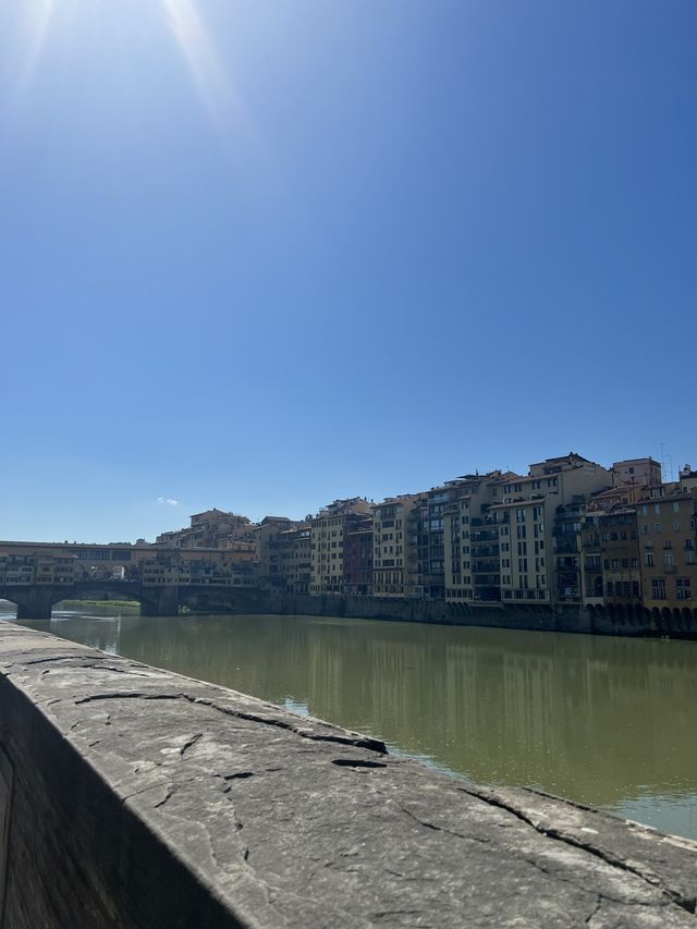 The beauty of Ponte Vecchio during the day