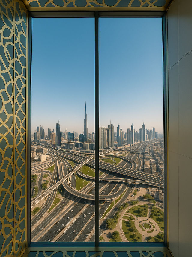 Dubai Frame – A Golden Gateway to the Past and Future ✨🌆