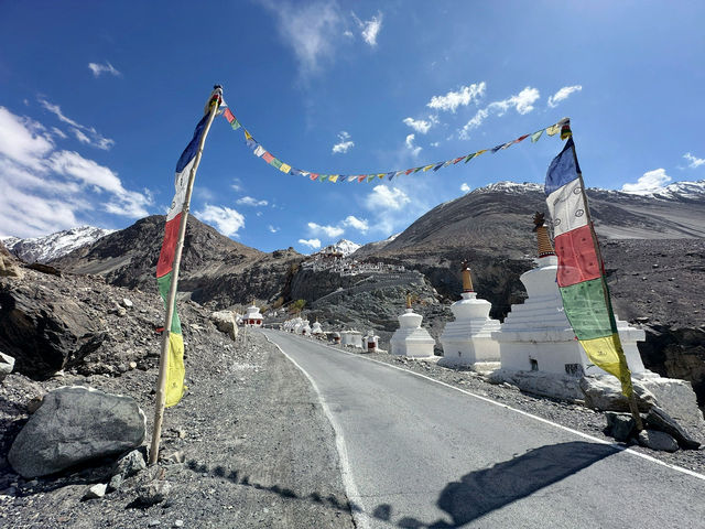 Buddhist Monastery lost high in mountains 