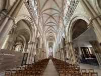 Beautiful gothic church in Normandy 
