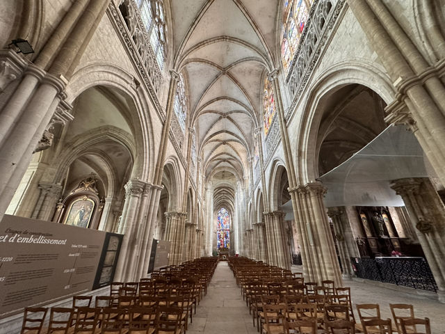 Beautiful gothic church in Normandy 