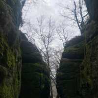 The route to Bastei Bridge