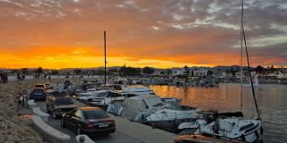 Zygi a small fishing village with one of the prettiest sunsets in Cyprus 🌅