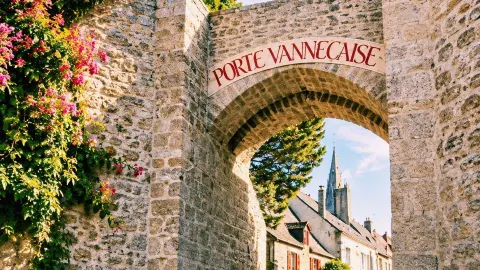 Walk through this gate and straight into medieval Brittany. 🏰 — traveler post in Indre