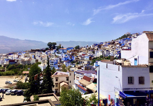 Located at the entrance of the old city, Alehali Fafa Hotel, Chefchaouen, Morocco.