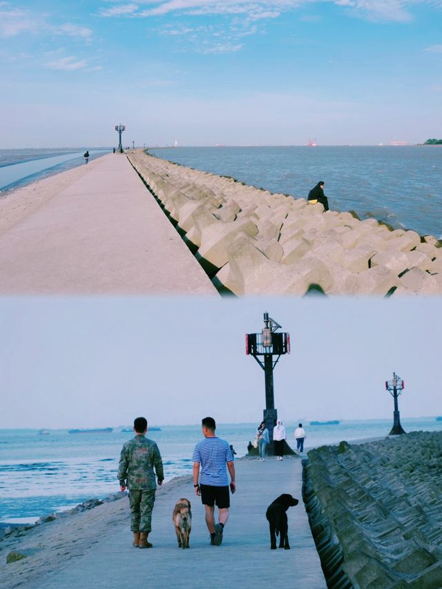 週末去海邊吧，吹吹海風，看唯美燈塔|||