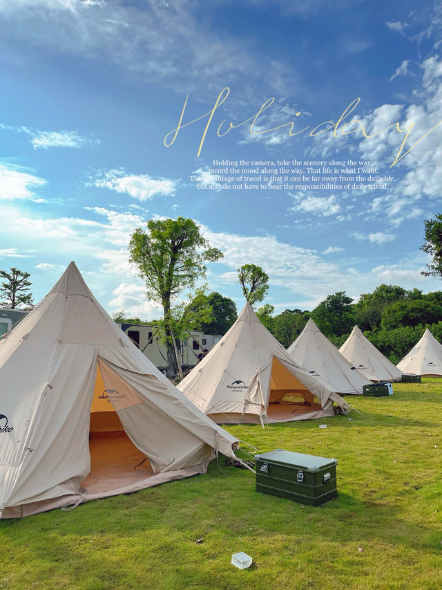 無意中闖入宮崎駿動畫般的營地🏕️