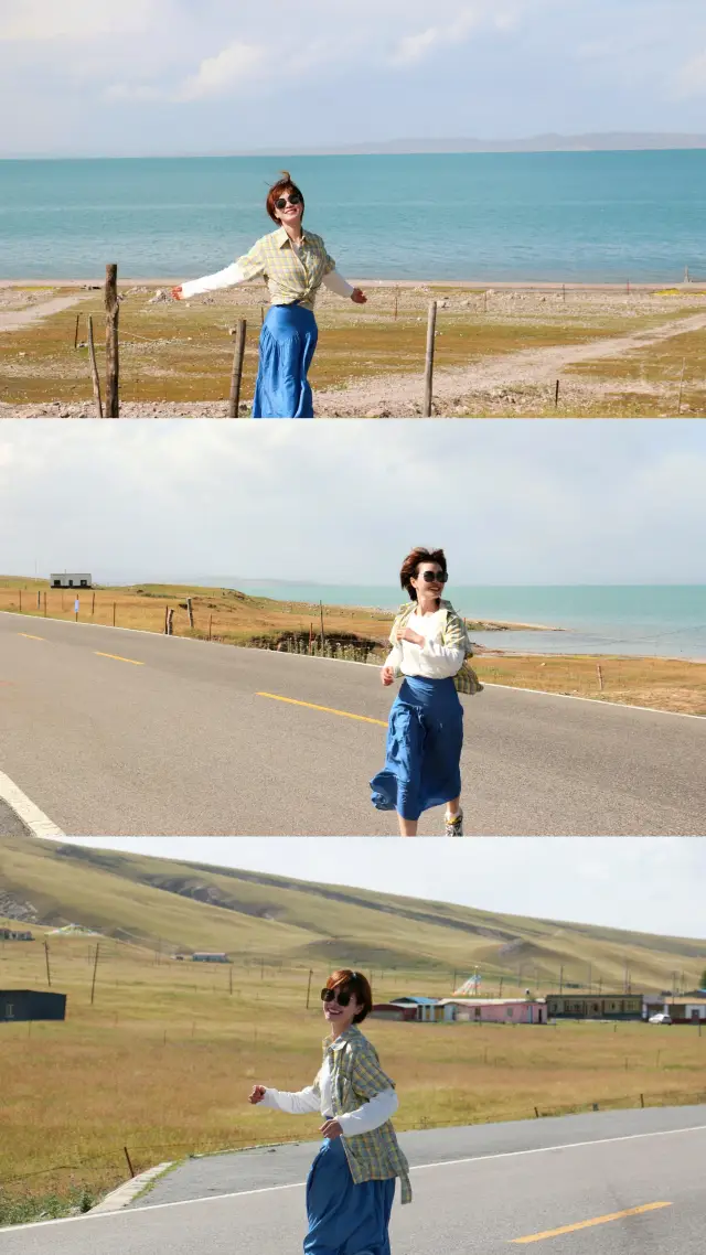 The Qinghai Lake we saw without buying a ticket is also very beautiful