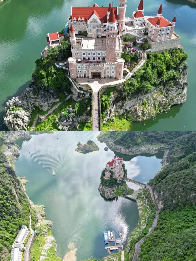 国内唯一の湖心城堡、ホグワーツ魔法学校