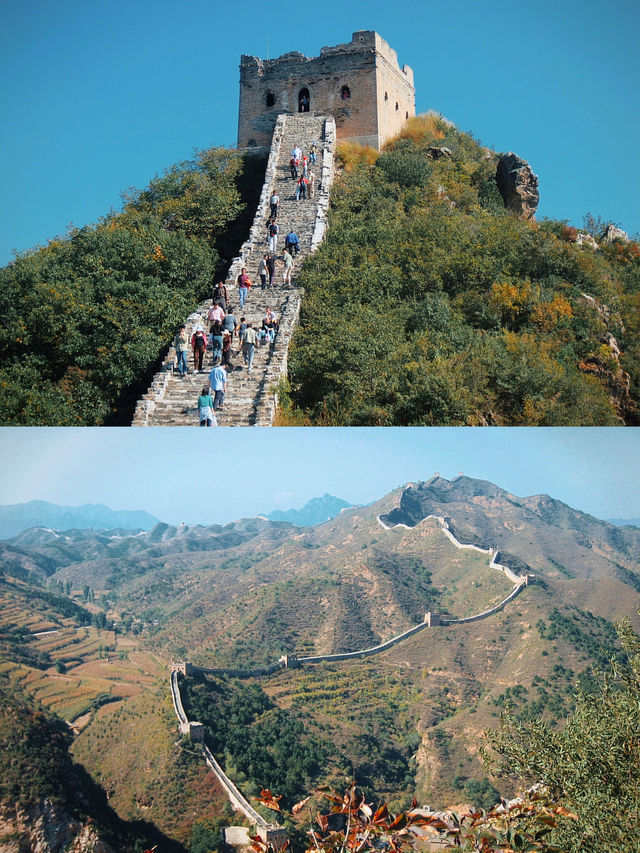 Autumnal Beauty in the Suburbs of Beijing | The Simatai Great Wall. Beacon Fires and Gunpowder Illuminate the Great Wall.