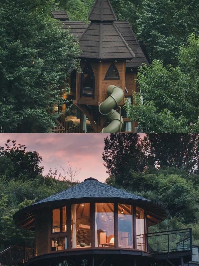 躺進神農架樹屋中看山野雲海太神仙了！