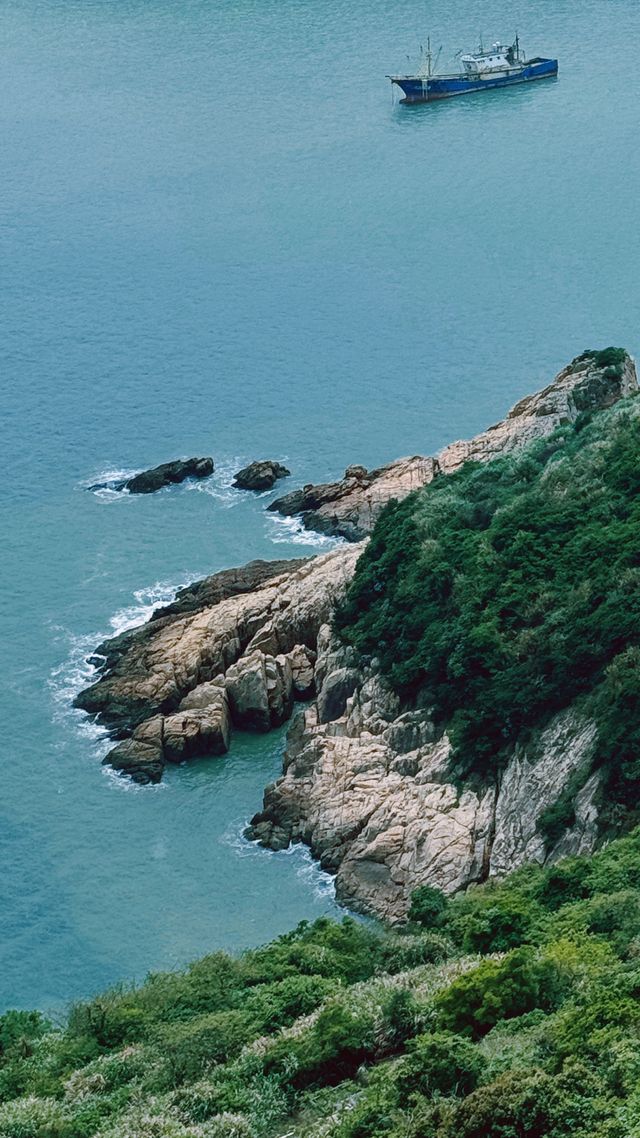 浙江寶藏海島，不用坐船，藍色大海沙灘