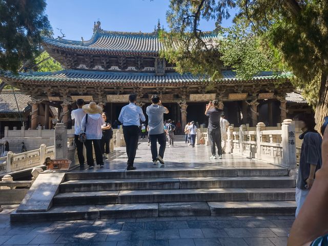 山西晋祠。