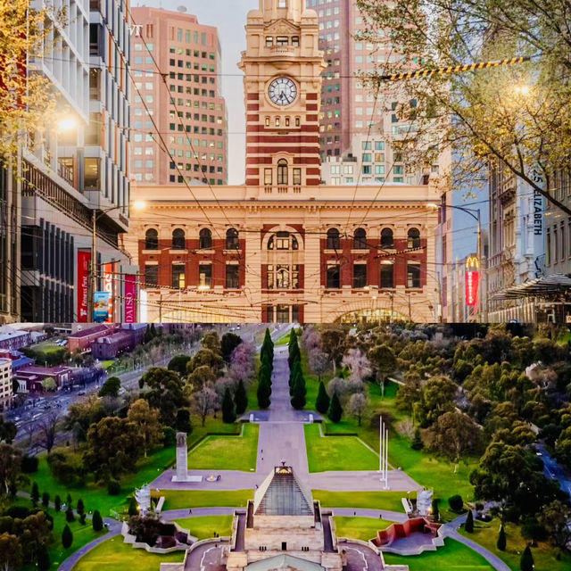 Melbourne central City walk.