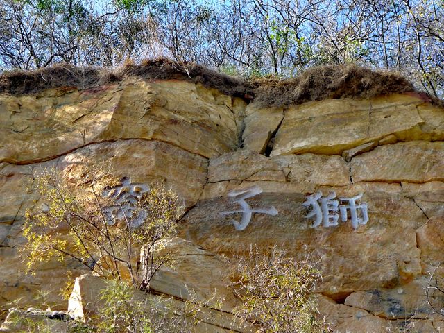 爬山  北京西山國家森林公園。