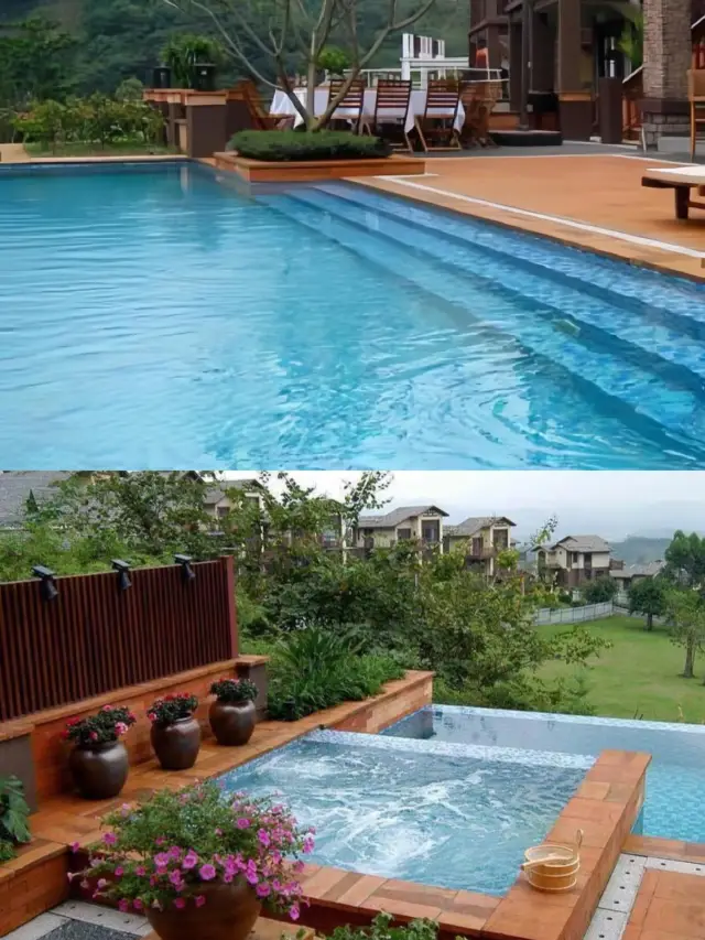 Qingyuan Hot Springs! Mountain-top villa with private pool