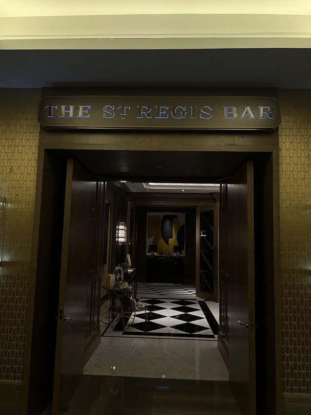 ✨澳門倫敦人「St.Regis Bar」｜亞洲22強酒吧的儀式感微醺🥂