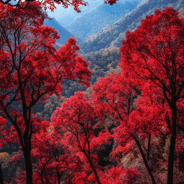 堪比香山紅葉的地方—四川光霧山